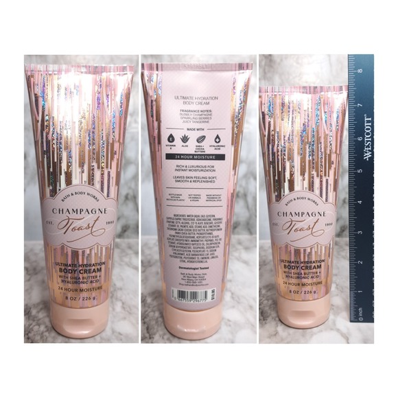 Bath and Body Works Champagne Toast Gift SET Full Size 4 Pc‎ NEW - Picture 4 of 9